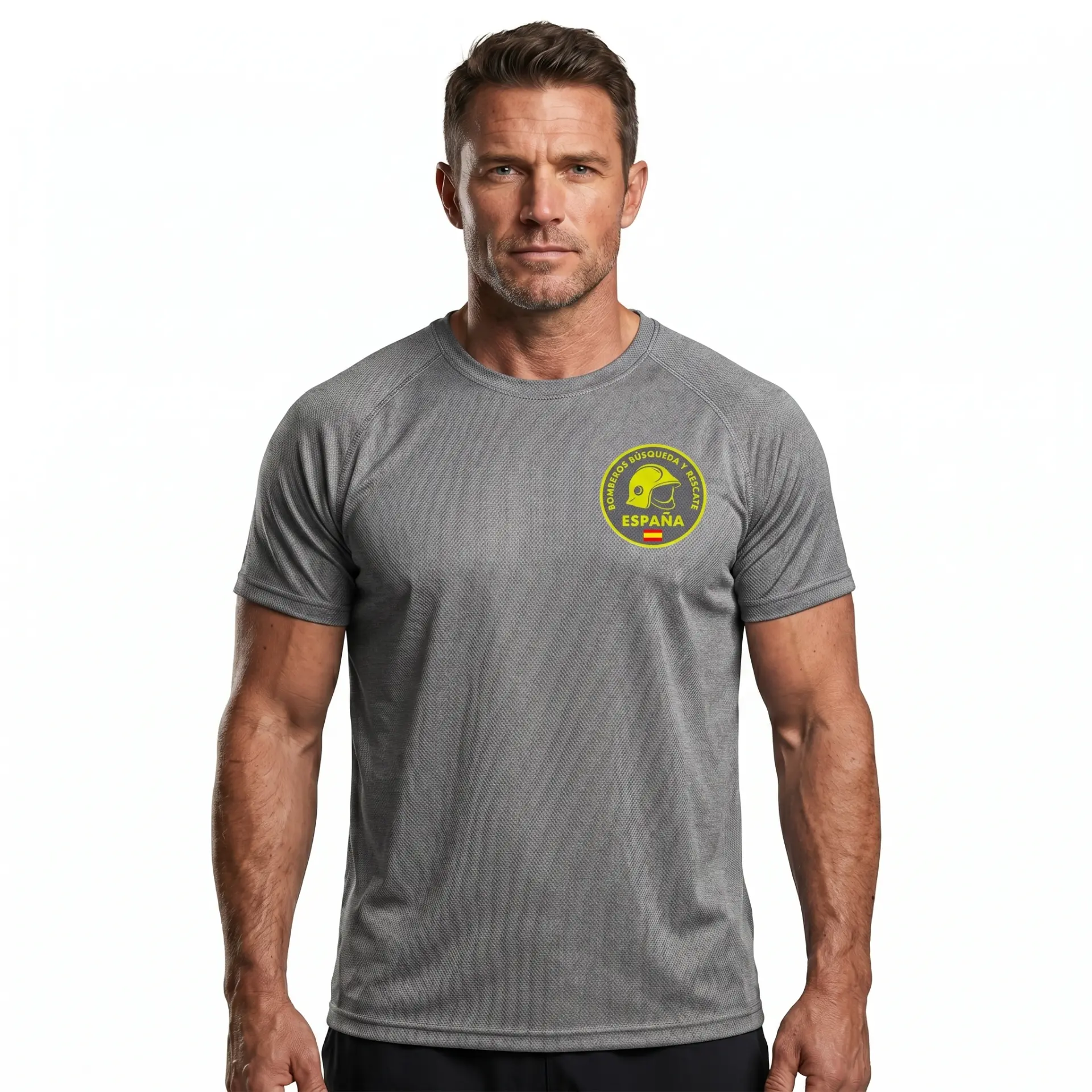 Camiseta Técnica BRE Hombre - Gris