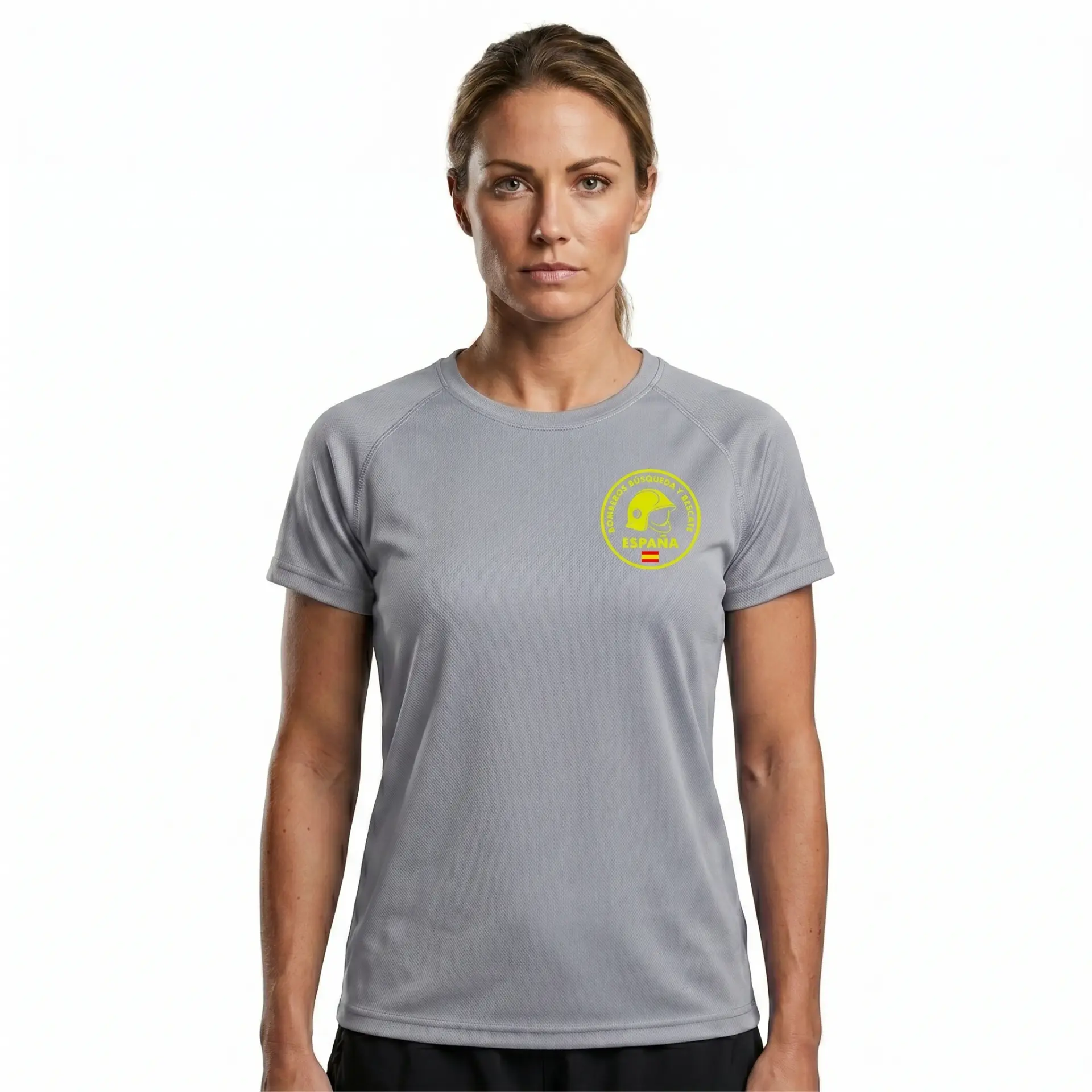 Camiseta Técnica BRE Mujer - Gris