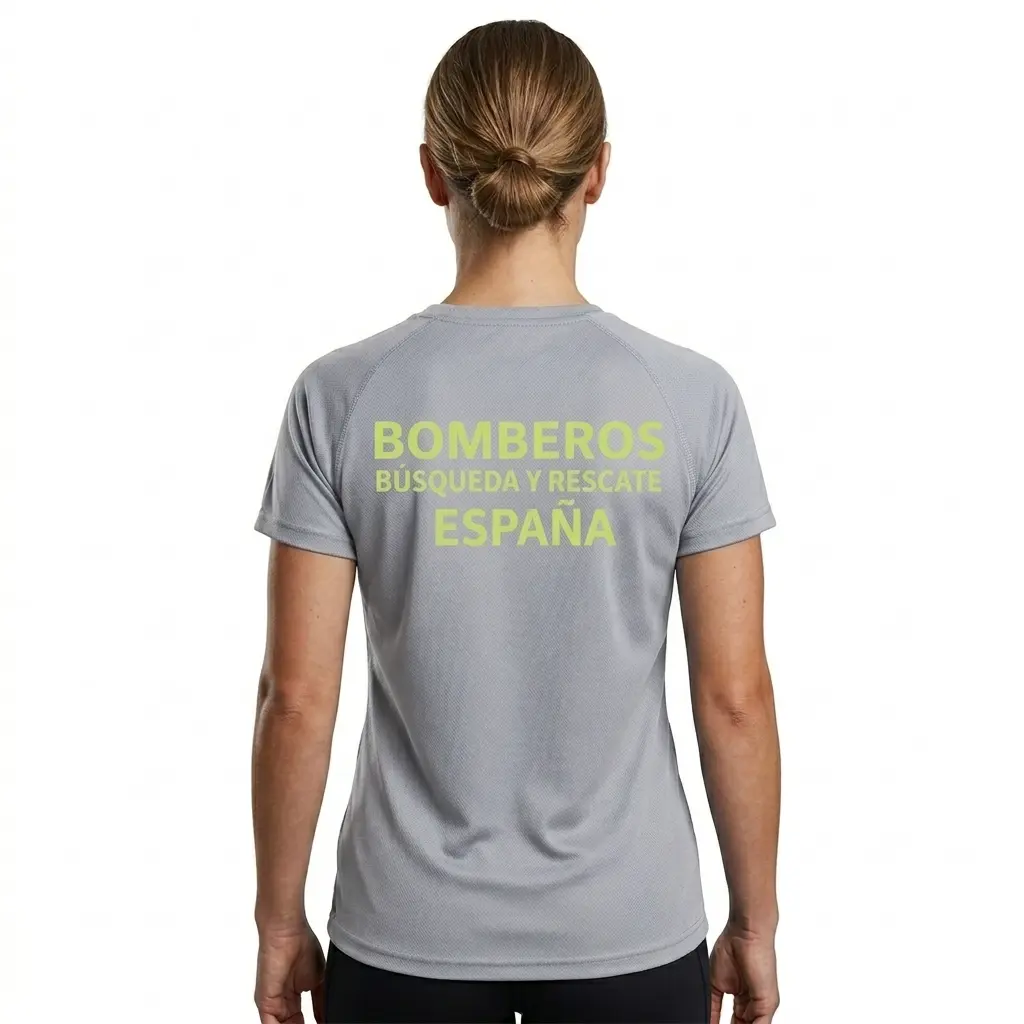 Camiseta Técnica BRE Mujer - Gris