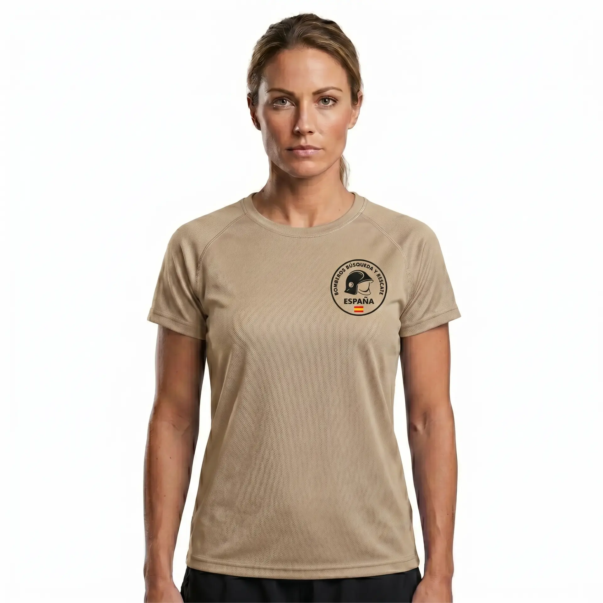 Camiseta Técnica BRE Mujer - Camel
