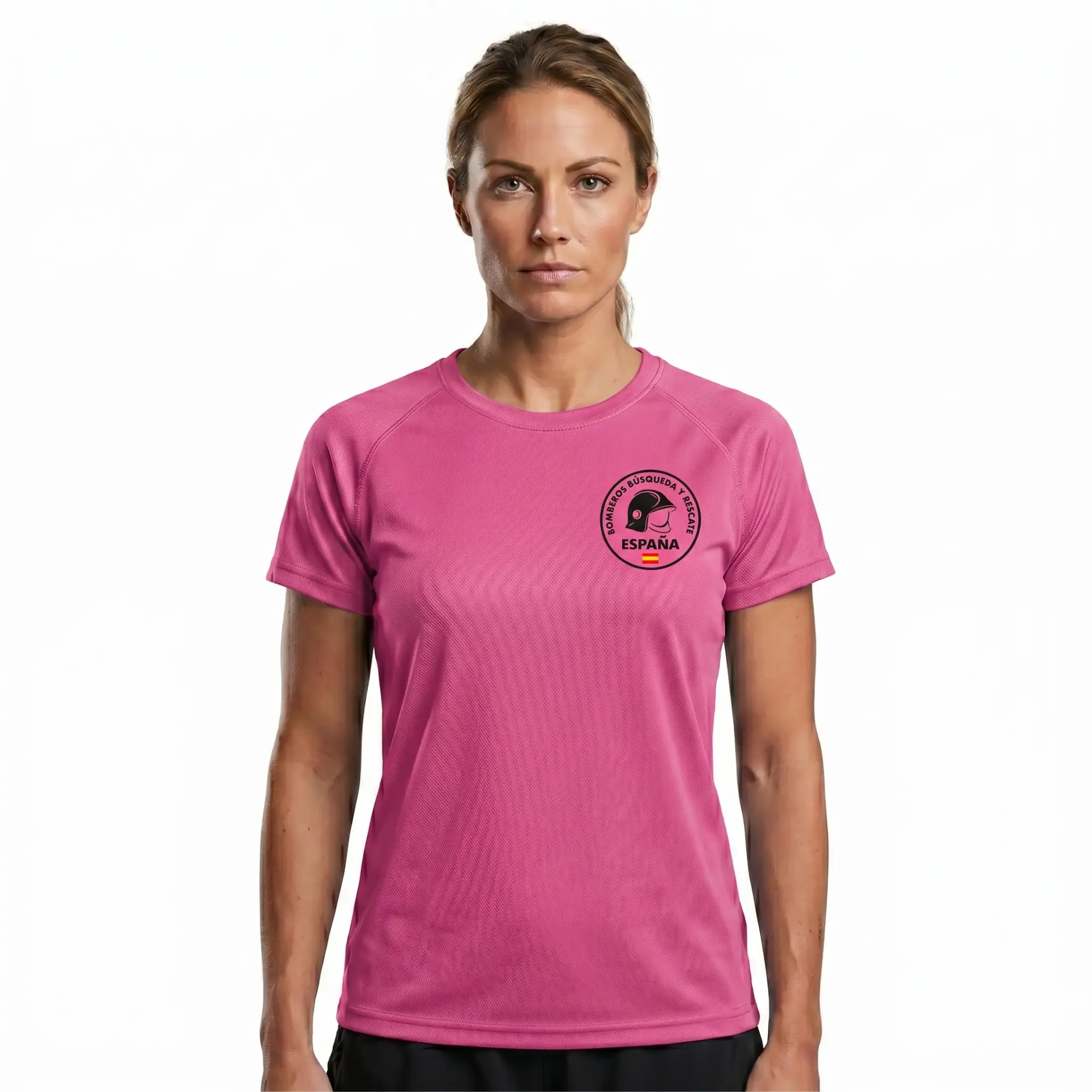 Camiseta Técnica BRE Mujer - Rosa