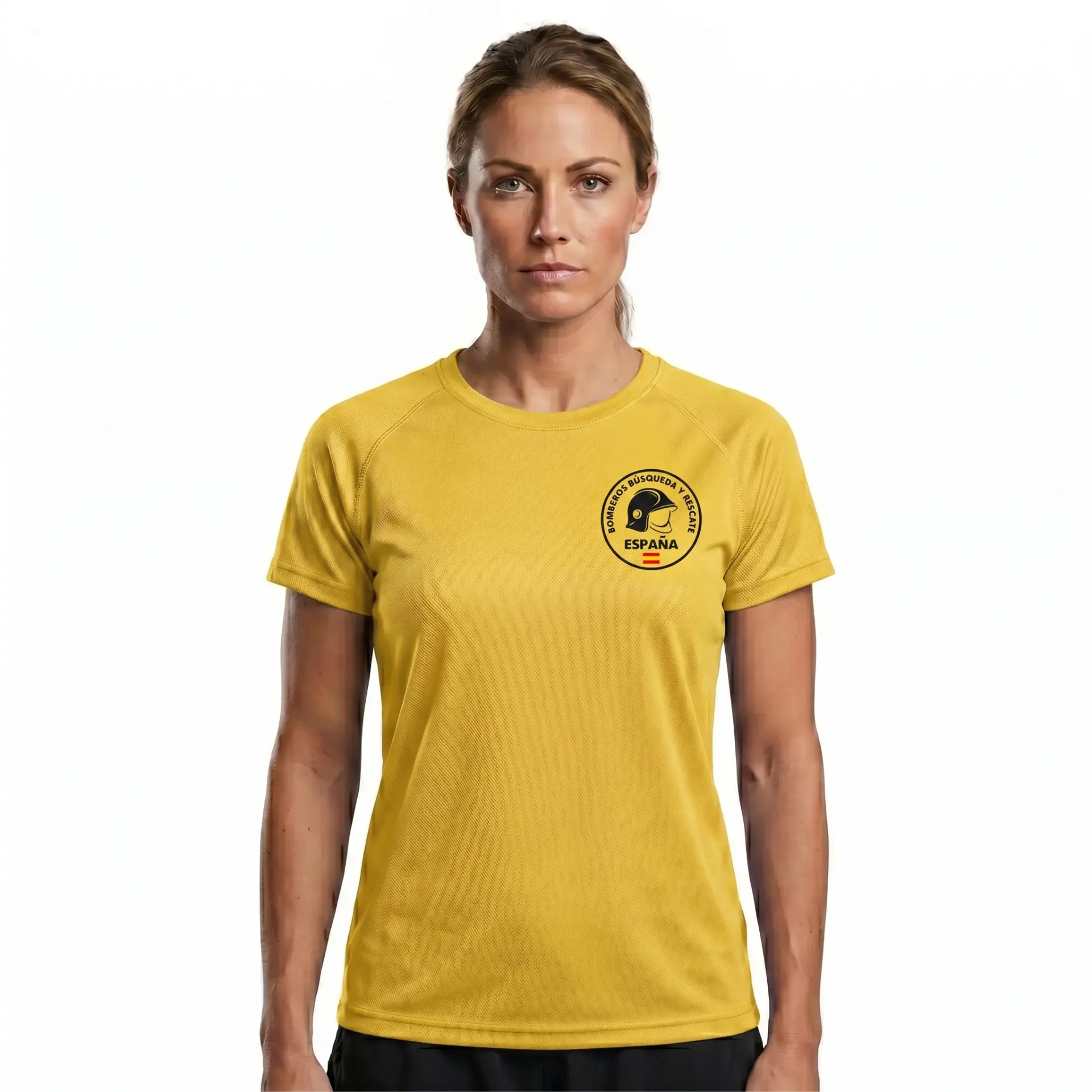Camiseta Técnica BRE Mujer - Amarilla
