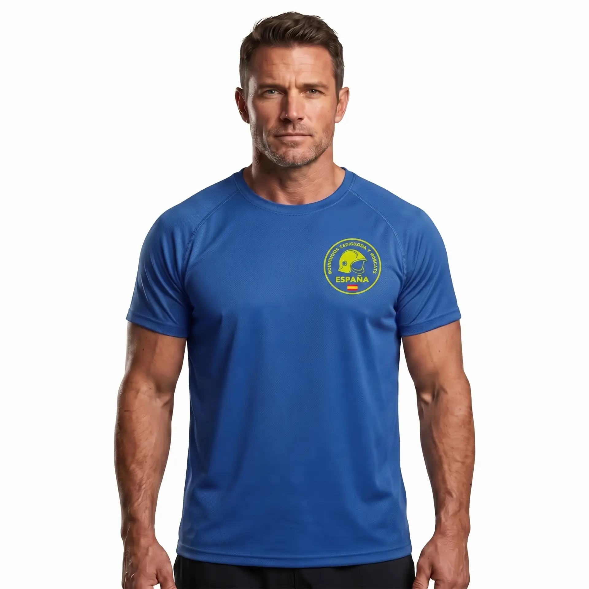 Camiseta Técnica BRE Hombre - Azul