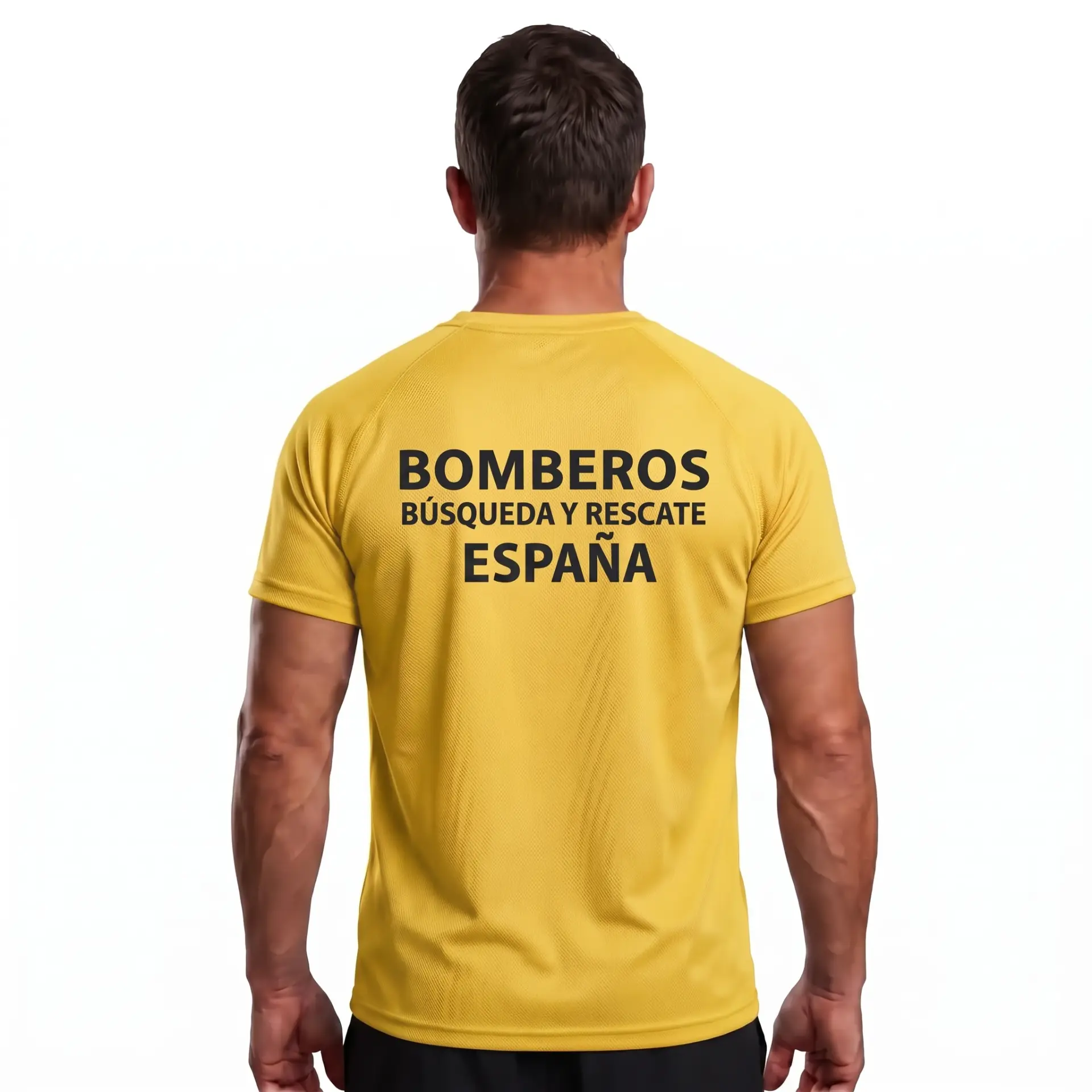 Camiseta Técnica BRE Hombre - Amarilla