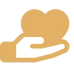 A heart in hand, a gesture of love and care.