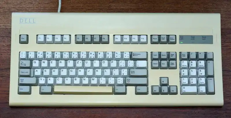 Dell AT101 keyboard(salmon)