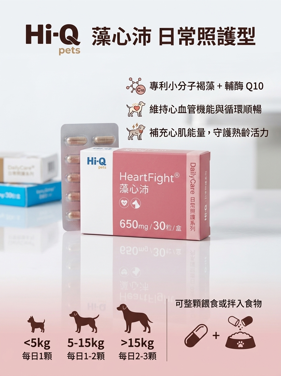 藻心沛 日常照護型 產品特色與餵食指南