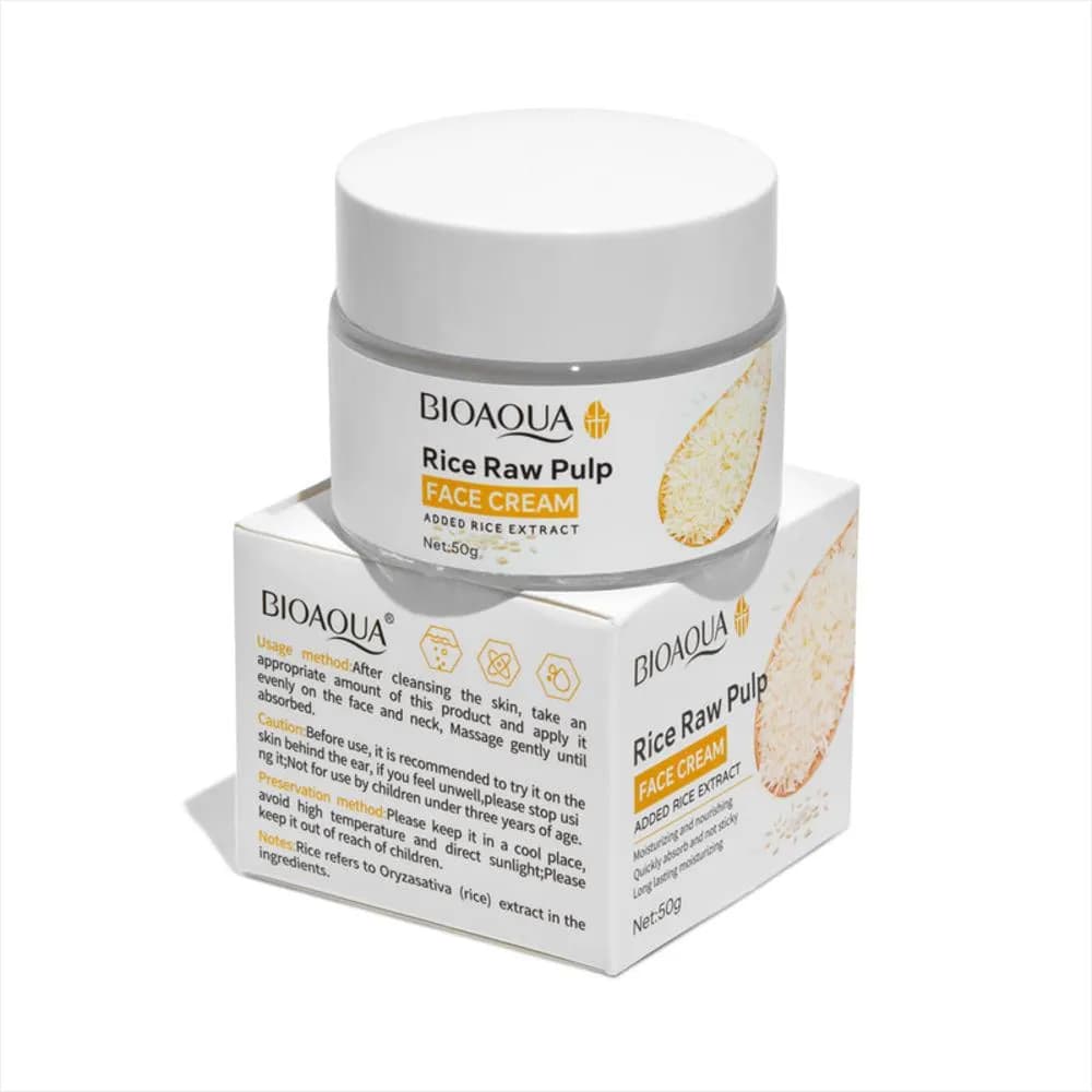 Crema Hidratante de Arroz Bioaqua - Bonita Maquillaje