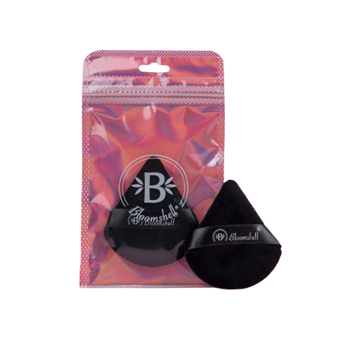 Borla Terciopelo Negro Bloomshell - Bonita Maquillaje