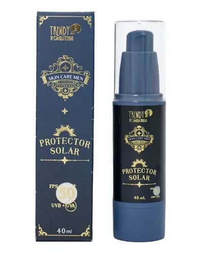 Protector Solar Facial Hombre Trendy  - Bonita Maquillaje