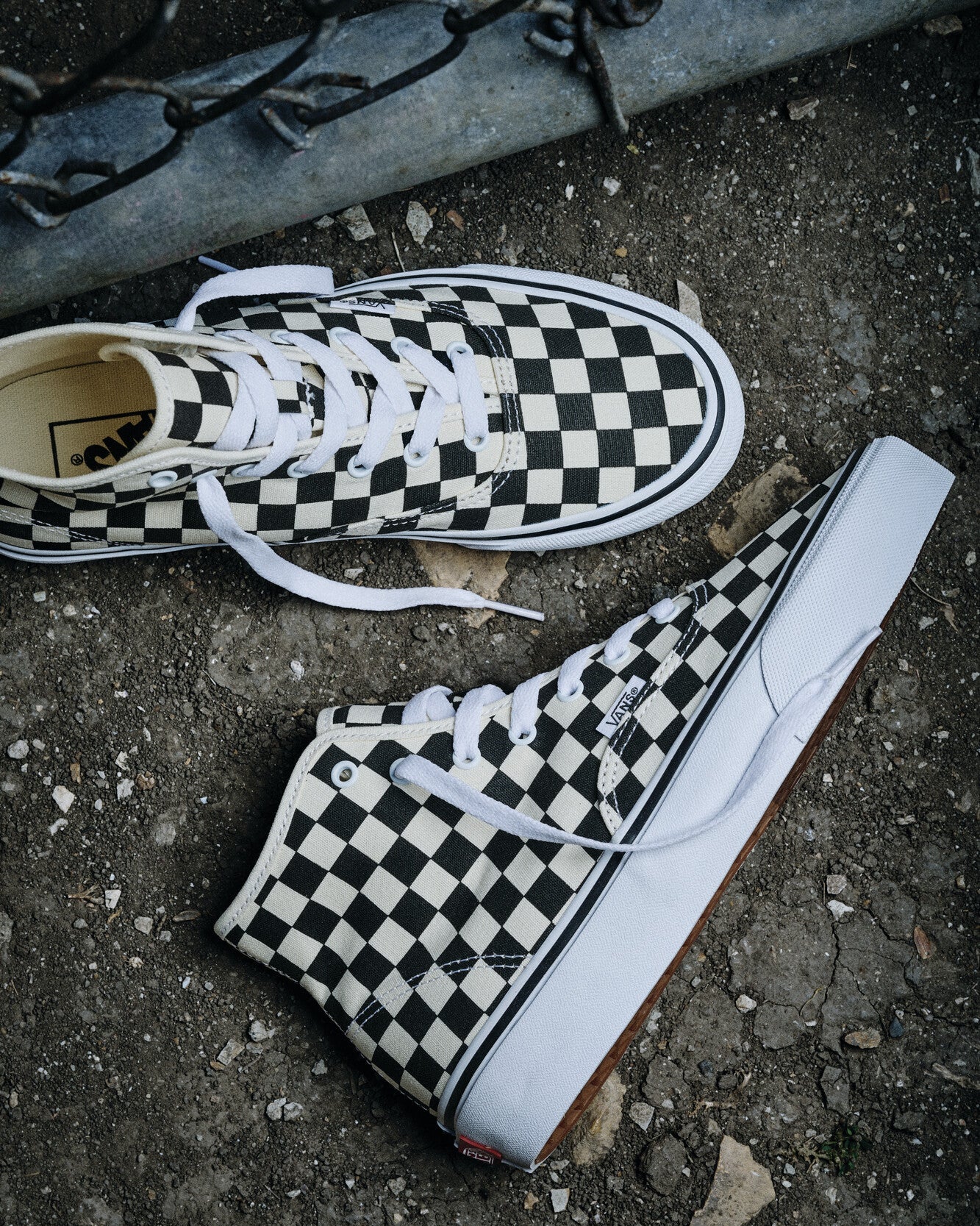 Authentic Hi 2.0 Checkerboard Shoes view 2