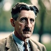 George Orwell book author portrait