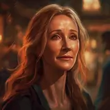 J.K. Rowling book author portrait