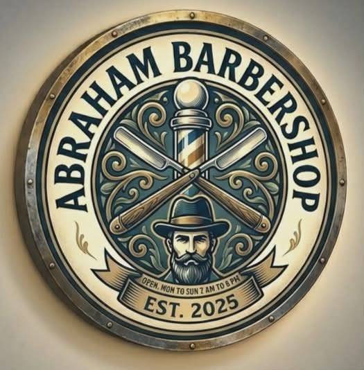 Abraham Barbershop logo