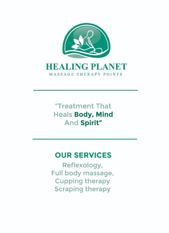 Healing Planet Massage Therapy Points logo