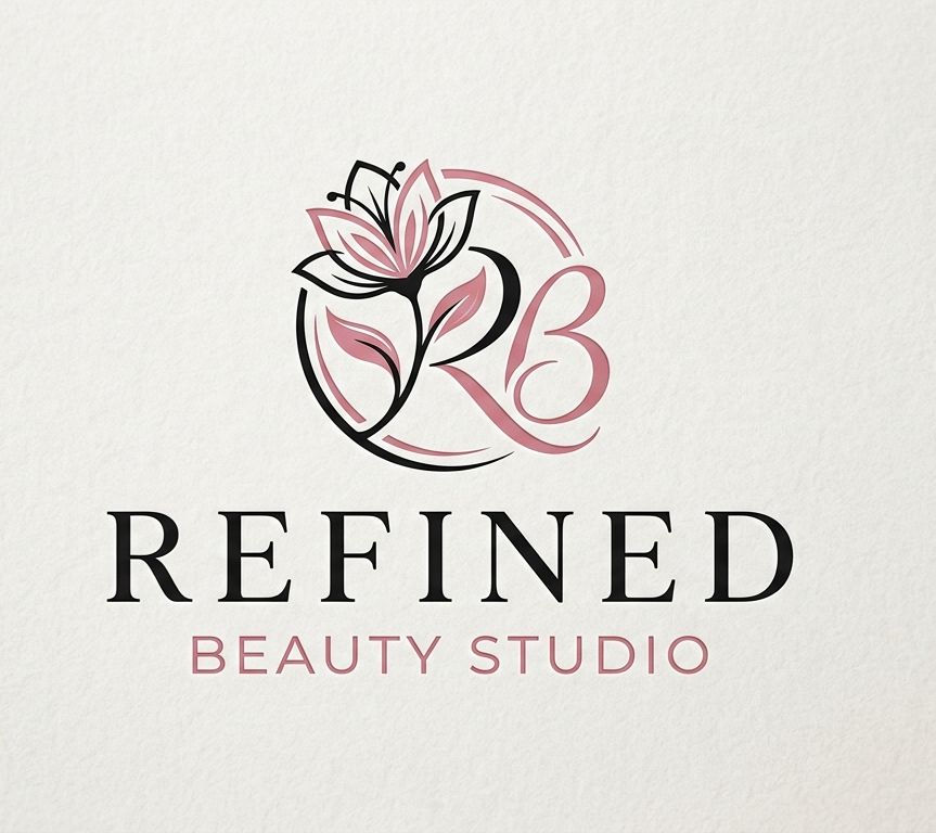 Refined beauty studio logo