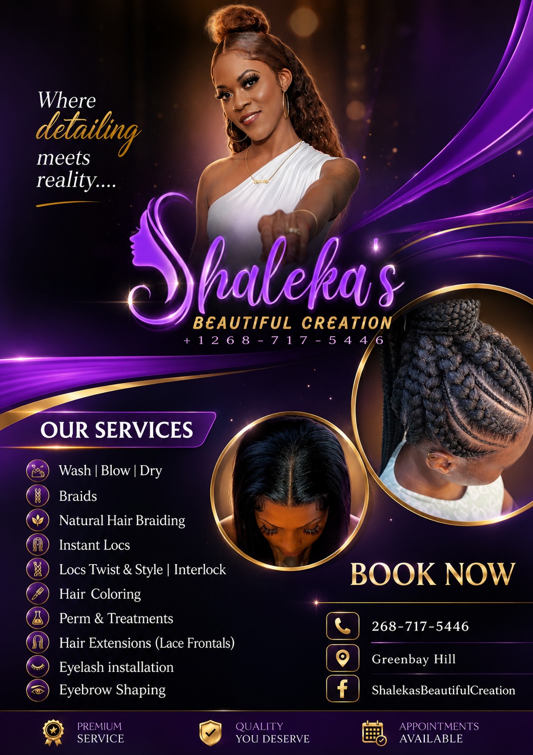 Shaleka's Beautiful Creations logo