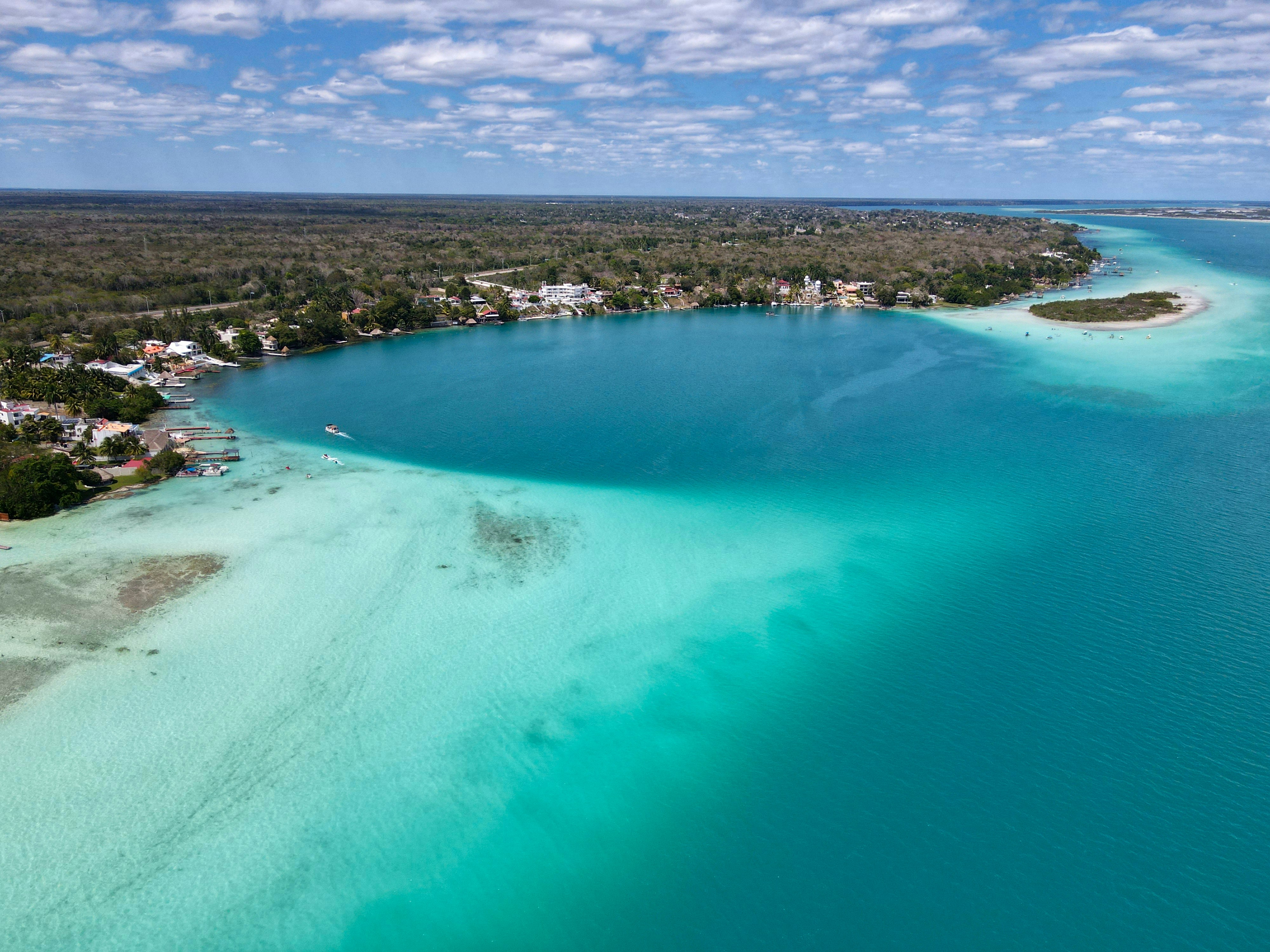 Emerald Cenote in Bacalar Lagoon