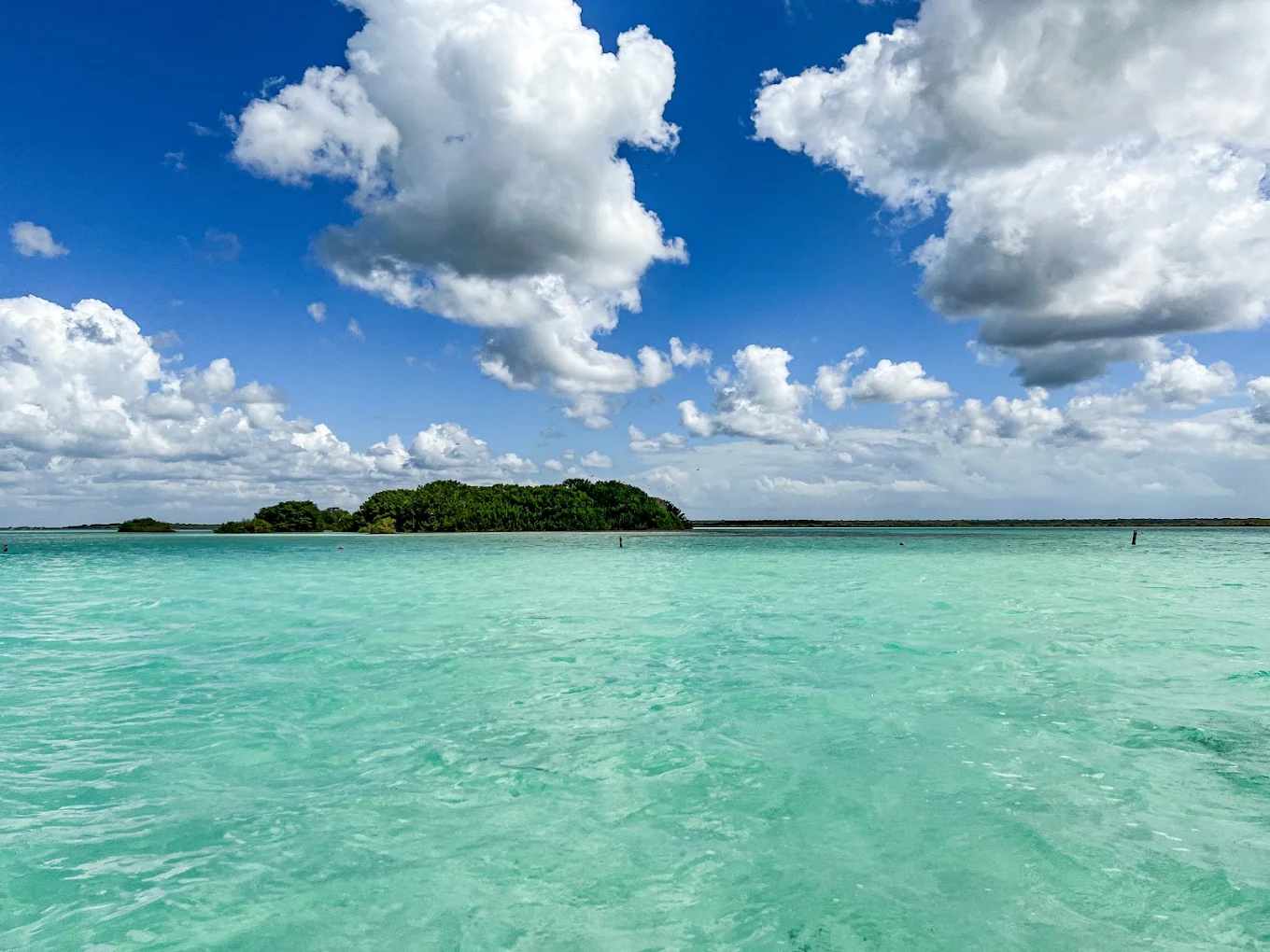 Bird Island in Bacalar Lagoon