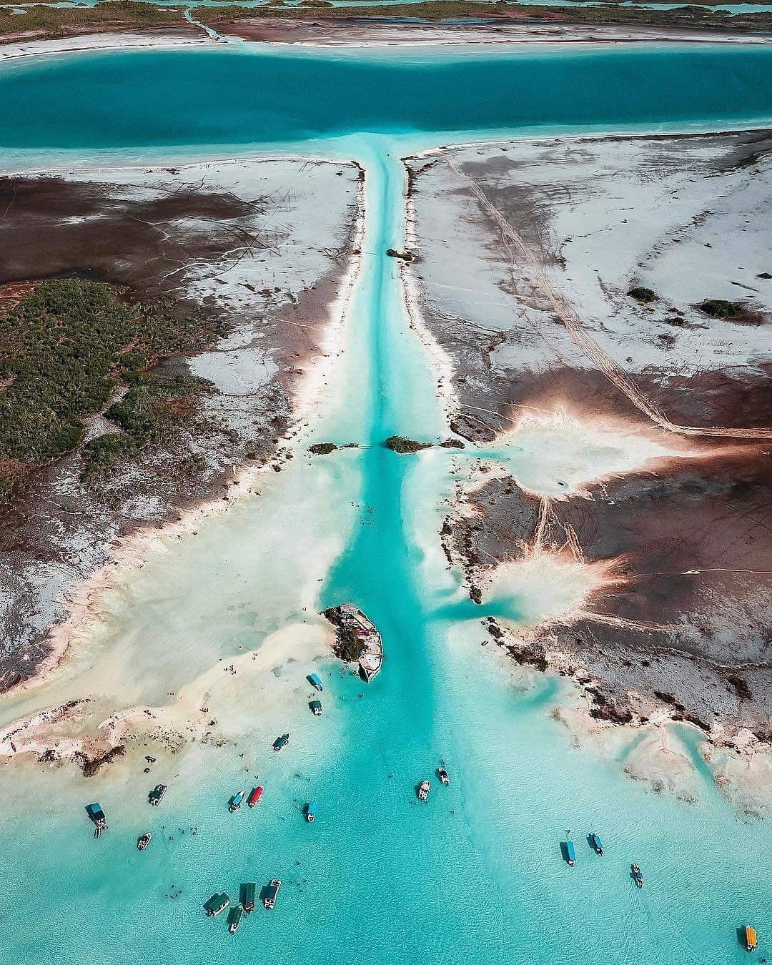 Canal de los Piratas en Bacalar 