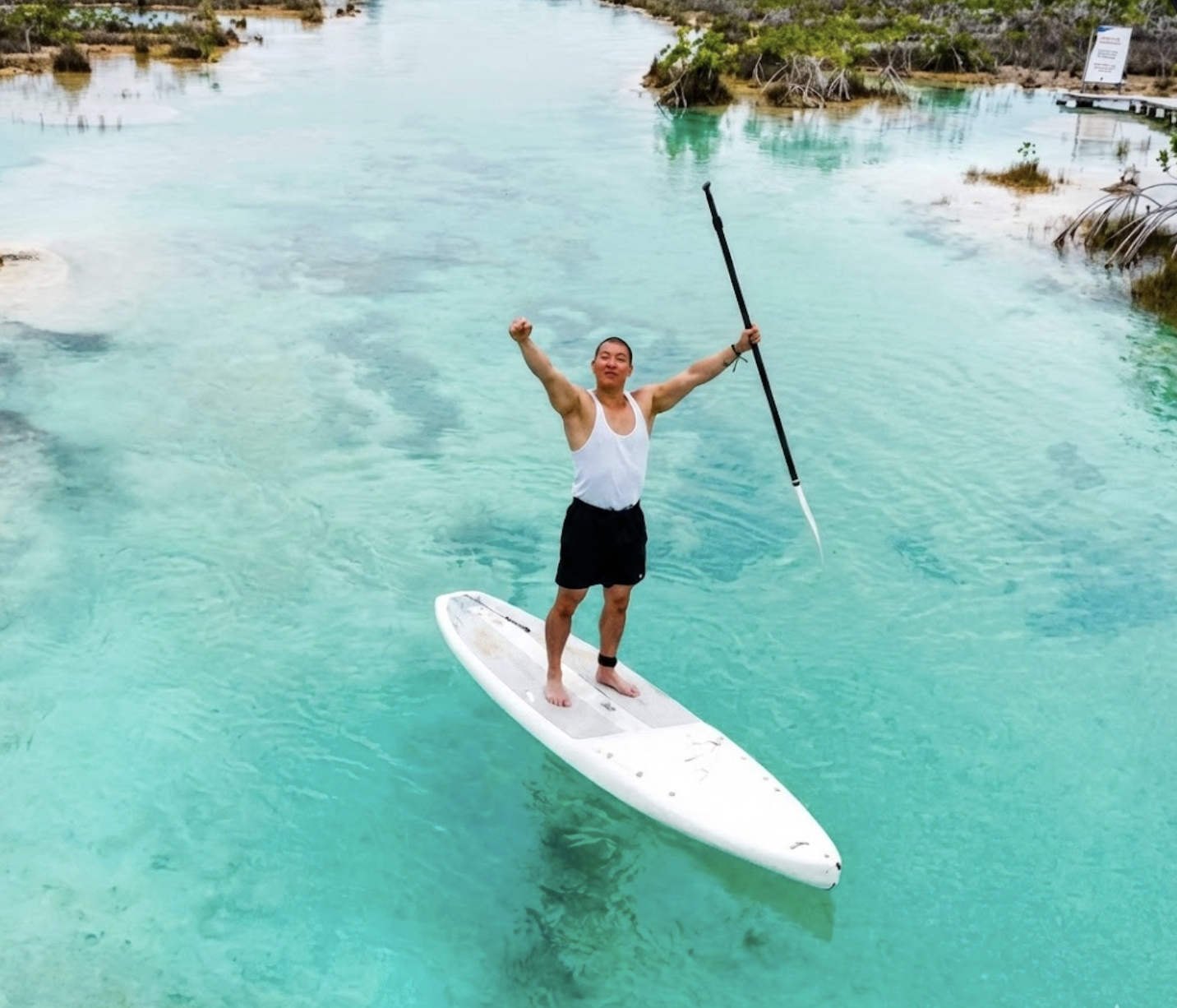 Tour en paddleBoard a Los Rápidos desde Lol-Ha - Laguna de Bacalar - Image 3