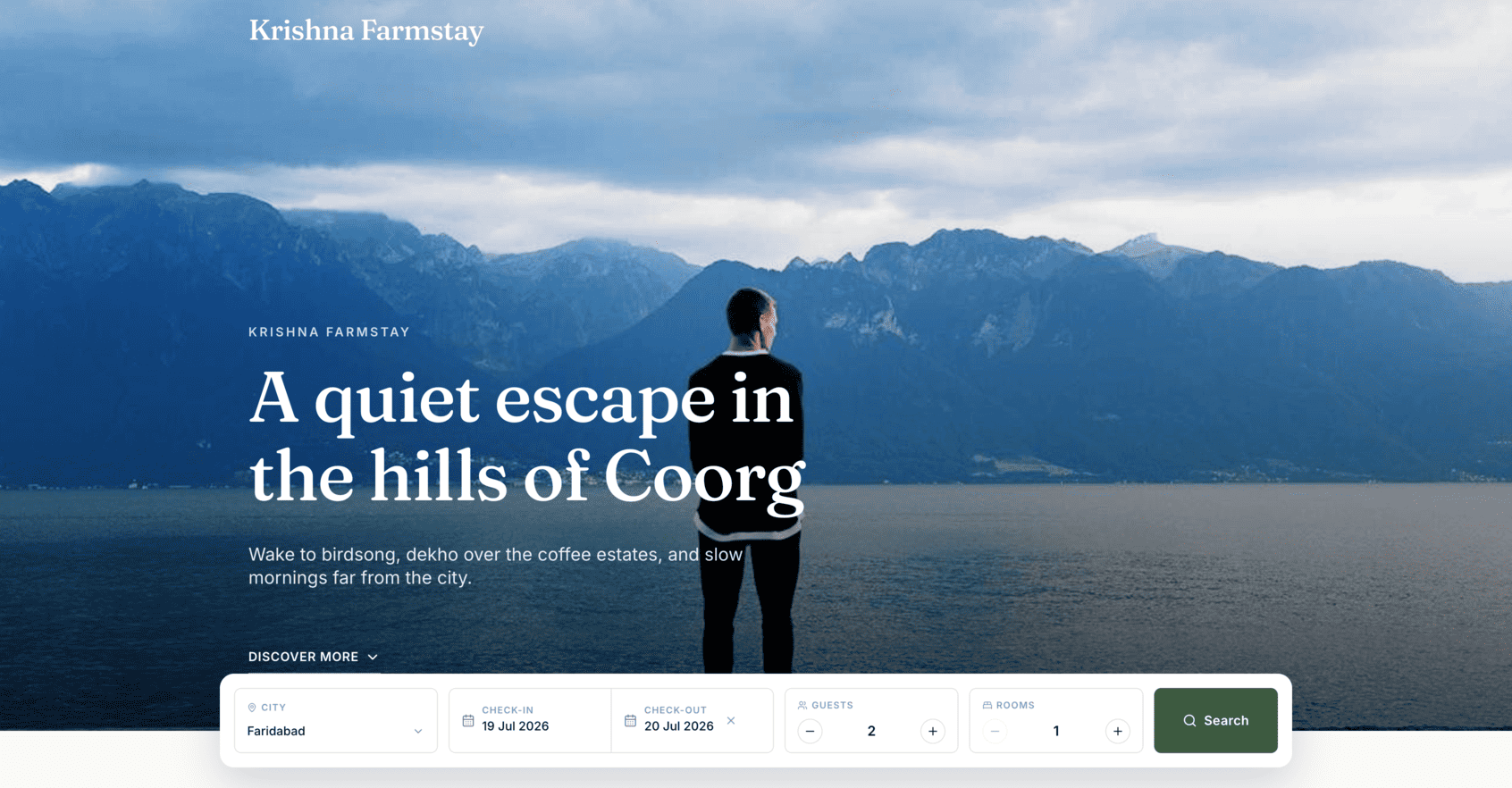 Guest-facing site