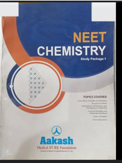 Neet Chemistry Study Package-1 Aakash