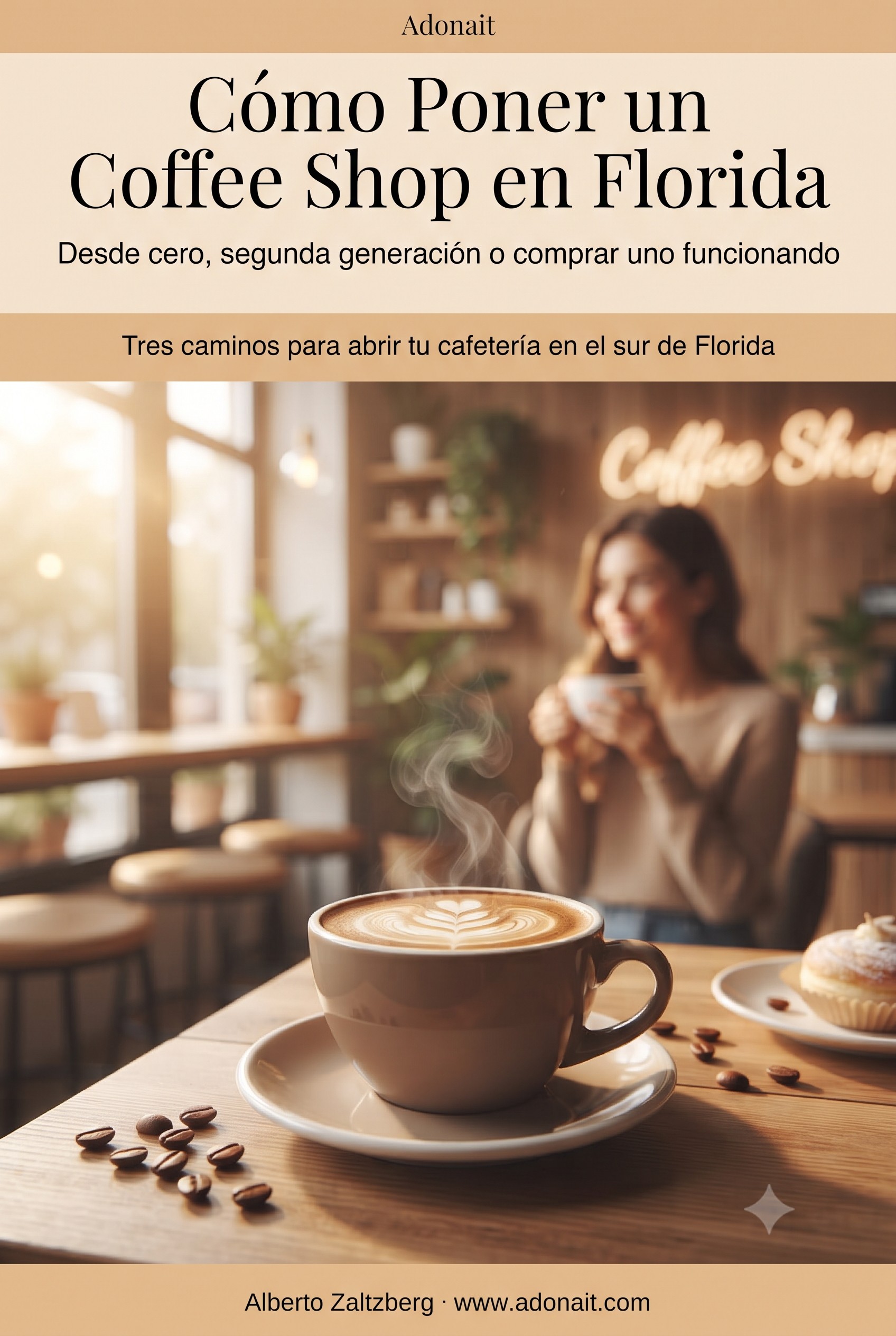 Cómo Poner un Coffee Shop en Florida: Desde Cero, Segunda Generación o Comprar uno Funcionando
