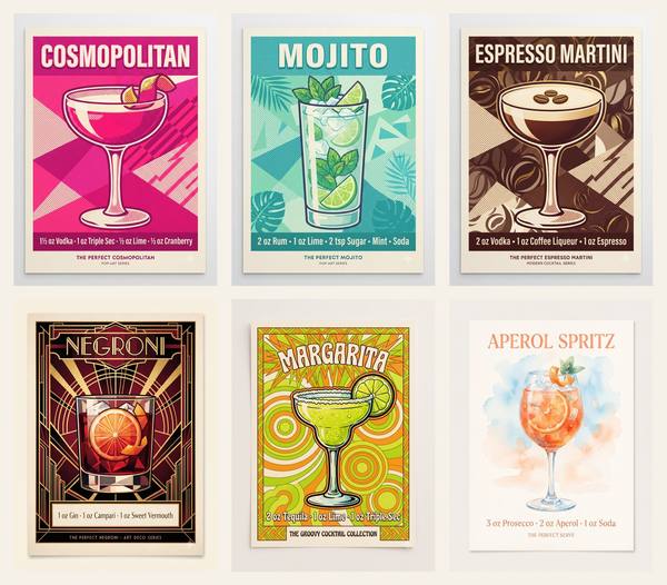 Cocktail Bar Collection - Set of 6 (Printable)