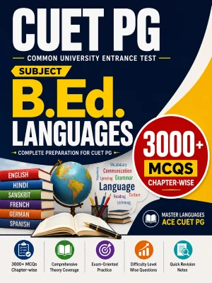 CUET PG B.Ed. languages 3000+ MCQs Chapterwise Question Bank