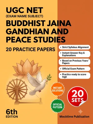 UGC NET Buddhist Jaina Gandhian and Peace Studies - 20 Practice Tests