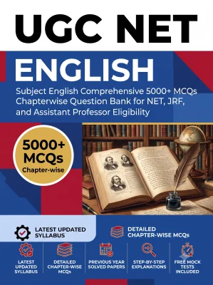 UGC NET English - Question Bank MCQs 5000+ Chapterwsie (in English)