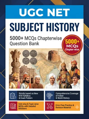 UGC NET History - Question Bank MCQs 5000+ Chapterwsie (in English)