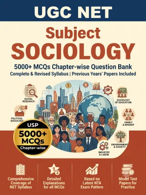 UGC NET Sociology - Question Bank MCQs 5000+ Chapterwsie (in English)