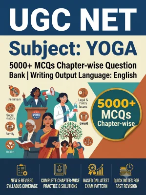 UGC NET Yoga - Question Bank MCQs 5000+ Chapterwsie (in English)