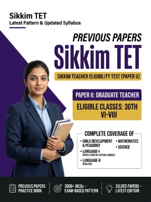 Sikkim TET Paper II Mathematics and Science Graduate Teacher Classes 6-8 Previous Papers