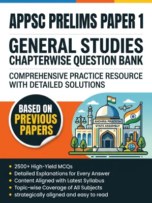 Andhra Pradesh APPSC - General Studies Chapterwise Question Bank Prelims Paper 1 Previous Papers MCQs
