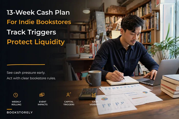 A 13-week cash plan system for indie bookstores