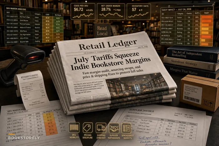 After the July 2026 Import Tariffs: A Practical Margin‑Audit and Sourcing Playbook for Independent Bookstores