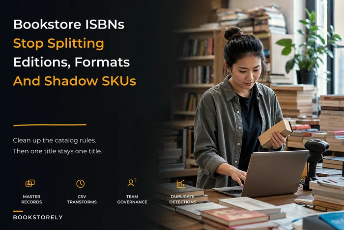 Bookstore inventory taxonomy: stop edition chaos, dedupe ISBNs and govern your catalog