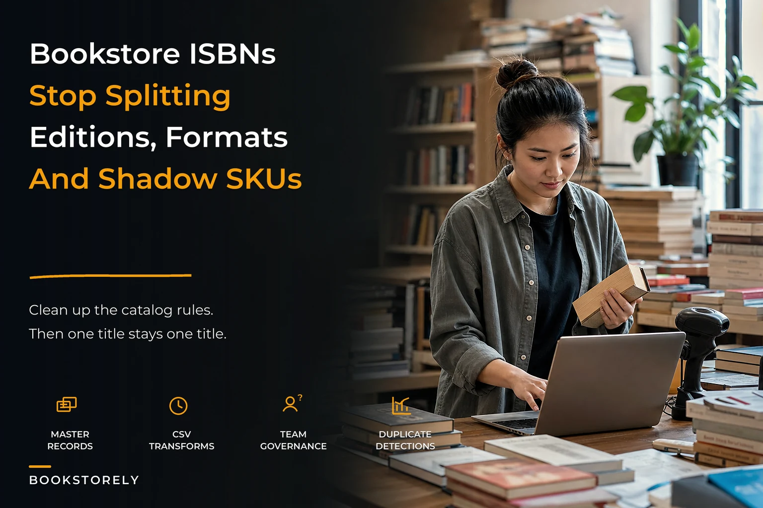 Bookstore inventory taxonomy: stop edition chaos, dedupe ISBNs and govern your catalog