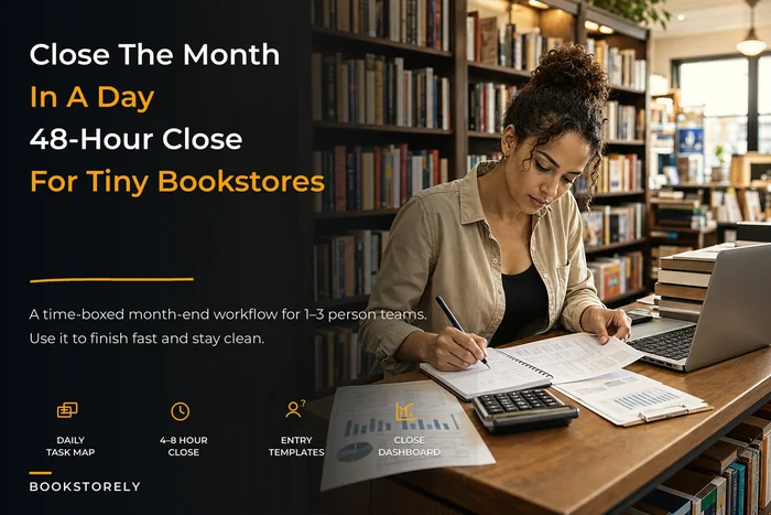 Close the month in a day: a 4–8 hour bookstore monthly-close playbook for 1–3 person teams