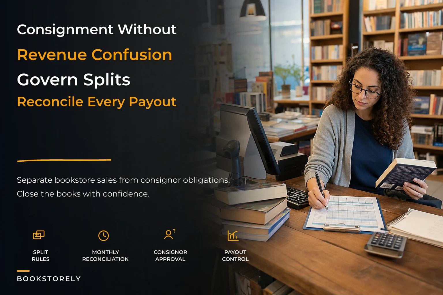 Consignment accounting governance and revenue recognition for bookstores