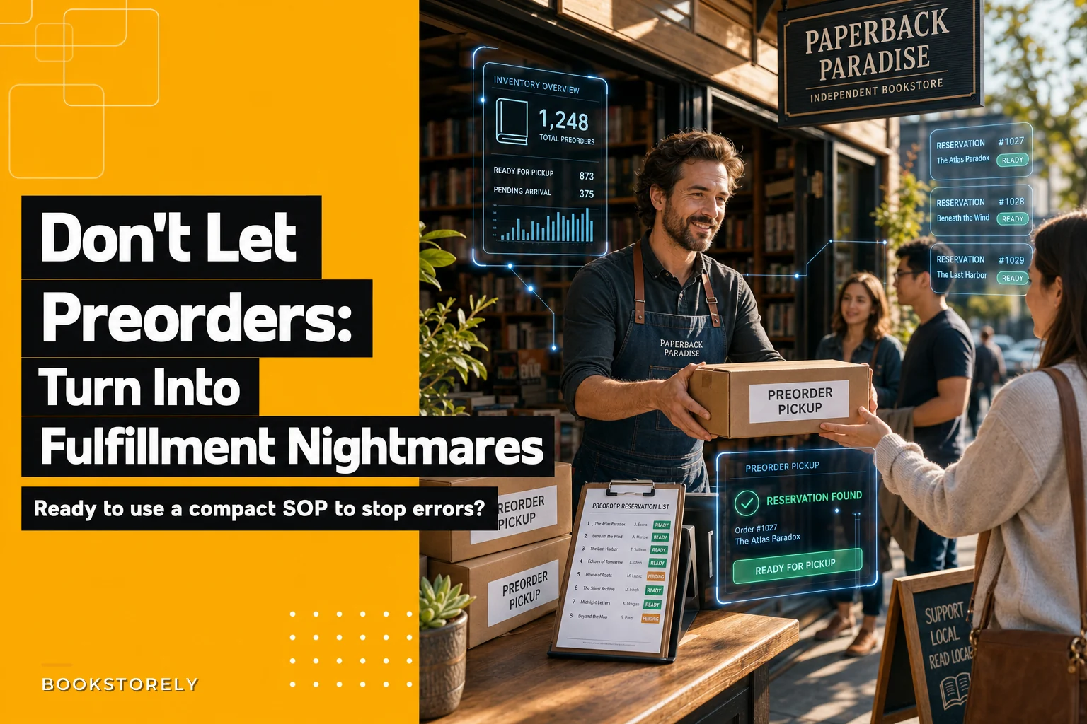 Don't let preorders become fulfillment nightmares — a compact SOP to eliminate errors