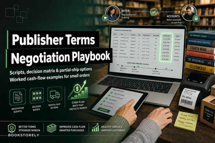 Negotiating publisher terms on indie volumes: scripts, partial-ship options and cash-flow math