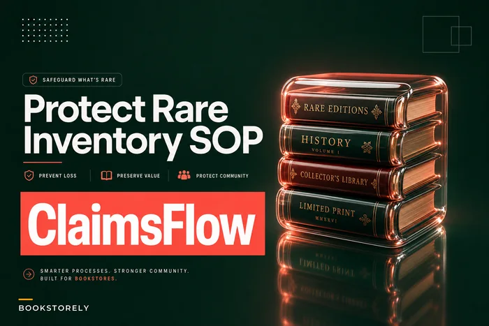 Protect rare inventory: an insurance and claims SOP with condition‑photo protocols, segregation rules and a claims workflow