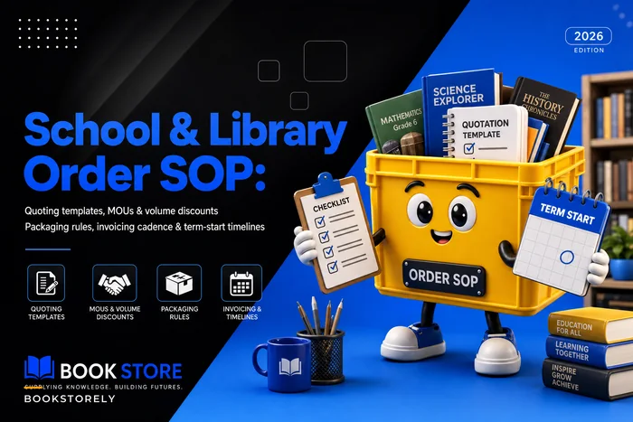 School & library order SOP: quoting templates, volume discounts and term‑start fulfillment timelines