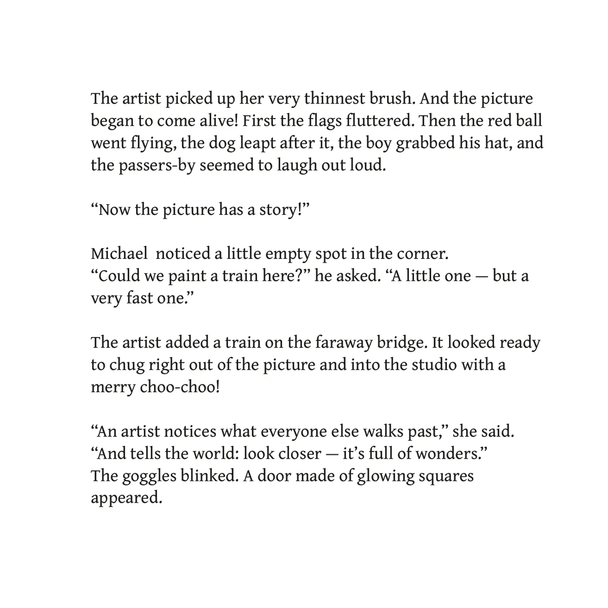 Michael and the Magical Museum of Jobs — page 23