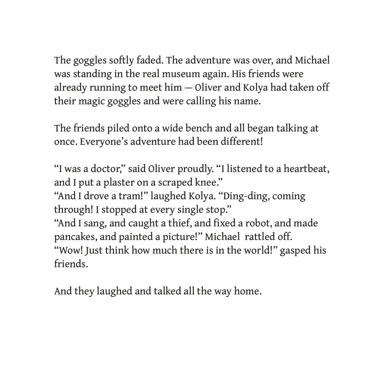 Michael and the Magical Museum of Jobs — page 33
