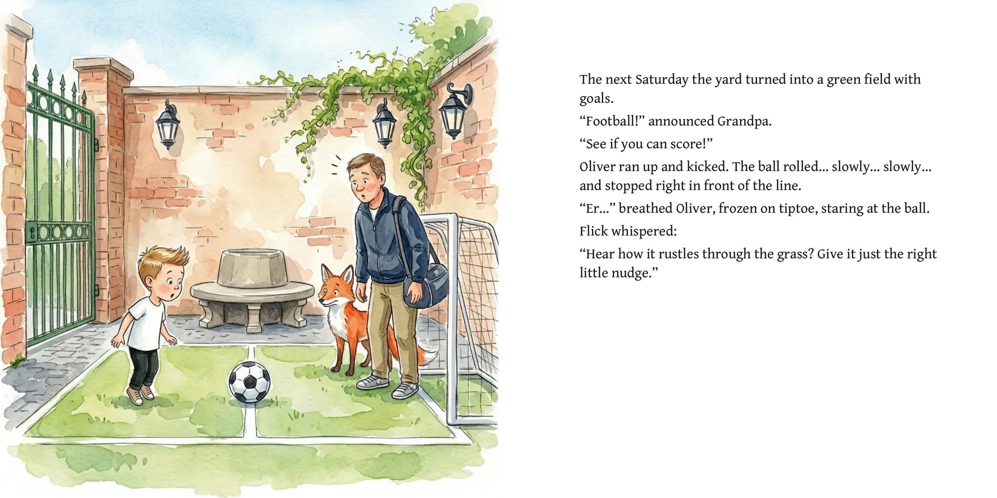 Oliver and Grandpa's Sports Yard — page 7